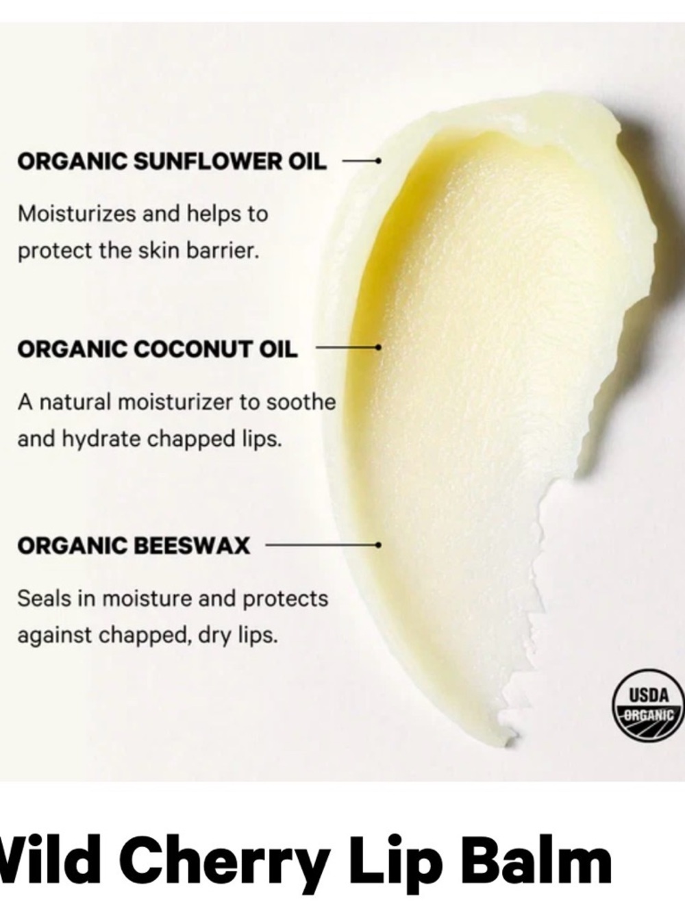 Wild Cherry Organic Lip Balm - Pink - Picture 4 of 6